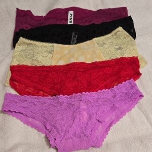 Victoria's Secret Vibrant Lace Panty Collection